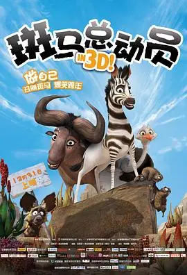 斑马总动员（2013），主演：理查德·E·格兰特、连姆·尼森、杰夫·贝内特、劳伦斯·菲什伯恩、查尔斯·阿德勒、洛雷塔·迪瓦恩、史蒂夫·布西密、阿尼卡·诺尼·罗斯、迪·布拉雷·贝克尔、安娜索菲亚·罗伯、凯瑟琳·塔特、杰克·T·奥斯汀、汉尼斯·布鲁默、罗埃尔·贝克斯、安东尼·希尔瓦斯顿 高清海报